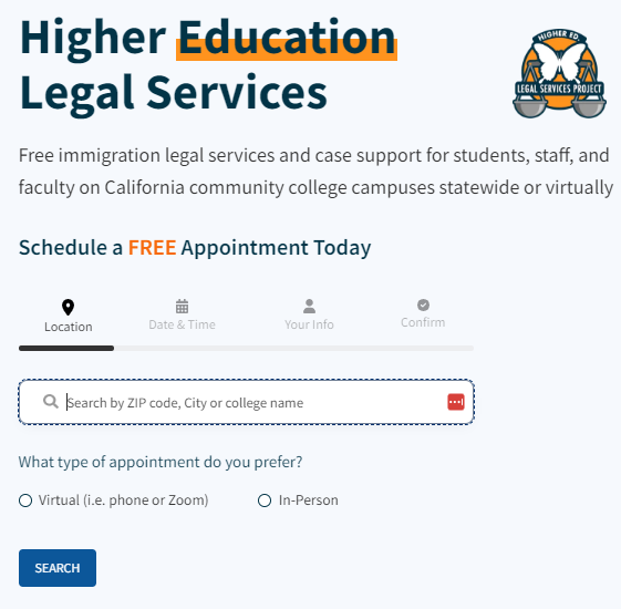 In Person appointment category